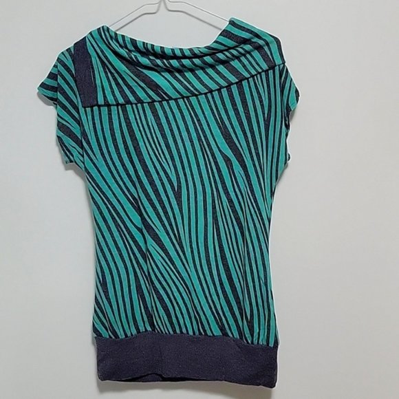 Cowl Neck Tunic Blouse | Size L - Picture 7 of 9
